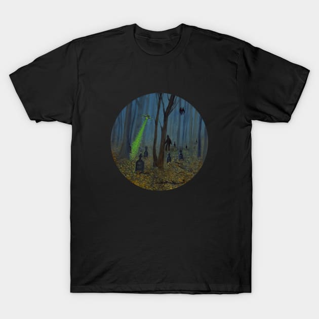 Deep in the Forest T-Shirt by Wallflower Ghost